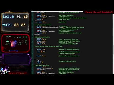 Lesson S15 - Simple Sprite Clipping on the Atari ST
