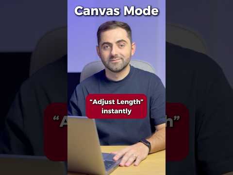 Text Too Long? Here’s a 15-Second Hack in ChatGPT Canvas