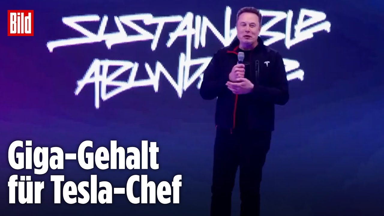 Tesla-Boss Elon Musk erhält Rekord-Vergütung von fast 1 BILLIARDE Dollar