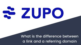 What is the difference between a link and a referring domain