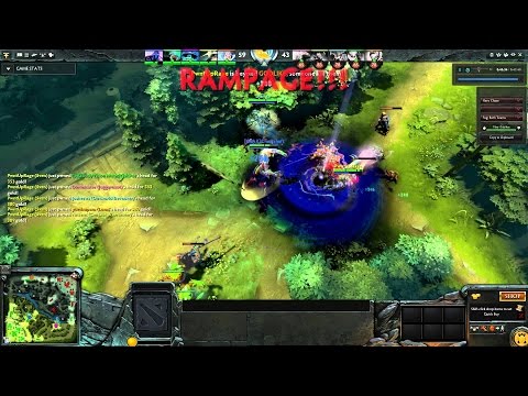Dota 2 Enigma Black Hole Rampage.Enigma Kara Delik 5 kişi.