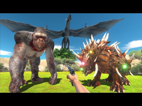 Five-headed Dog, Where are You? I Will Fight Till The End - Animal Revolt Battle Simulator