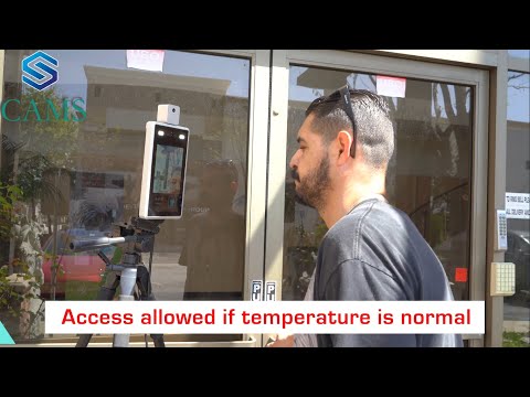 Facial Recognition with Temperature and Mask Detection Access Control System(Web API Supported)