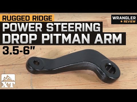Jeep Wrangler Rugged Ridge Power Steering Drop Pitman Arm for 3.5-6" Lift (2007-2018 JK) Review