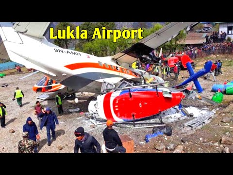 Most Dangerous Airport In The World | Lukla Airport Landing & Takeoff | Tenzing-Hillary Airport