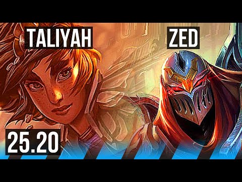 TALIYAH vs ZED (MID) | KR Challenger | 25.20