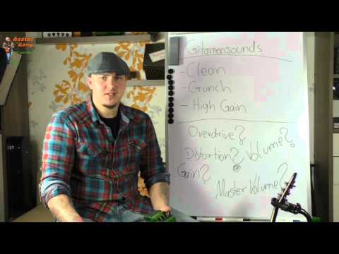 E Gitarre lernen #40 Die Gitarrensounds Clean Crunch und High Gain