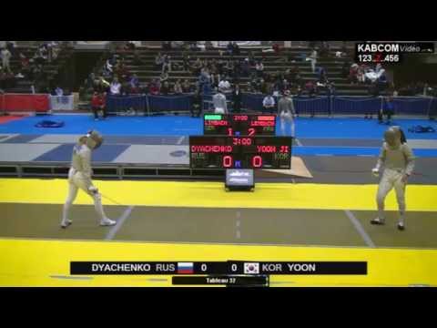 SWS 2015 Ghent - T32 - Yoon KOR v Dyachenko RUS