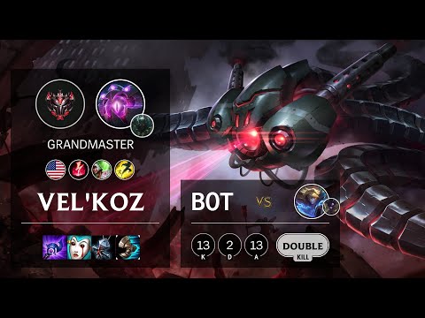 Vel'Koz Bot vs Ezreal - NA Grandmaster Patch 10.22