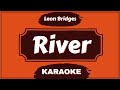 RIVER - Leon Bridges - Instrumental Version Lyrics (Karaoke)