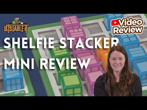 Shelfie Stacker Board Game Review | Can You Build the Perfect Shelf? 🧩🎲
