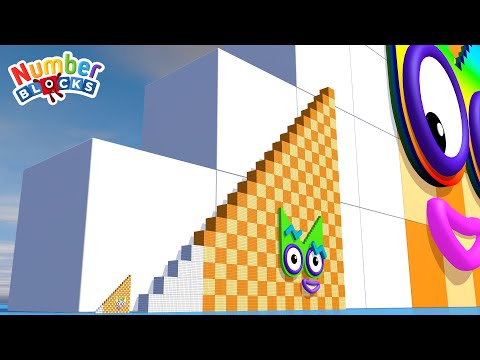 Numberblocks Step Squad NEW 1 to 210,000,000 BIGGEST - The Amazing Step Squad Numberblocks HUGE