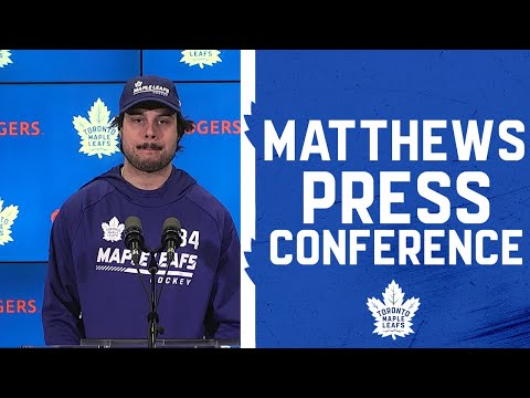 Auston Matthews Pre Game ' Anaheim Ducks at Toronto Maple Leafs ' January 26, 2022