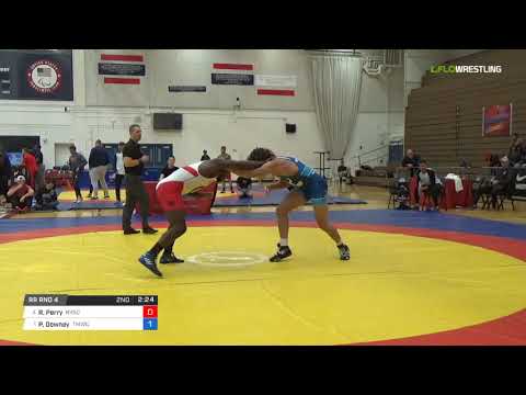 Men's Freestyle 86 RR Rnd 4 - Richard Perry (NYAC) vs. Pat Downey (TMWC)
