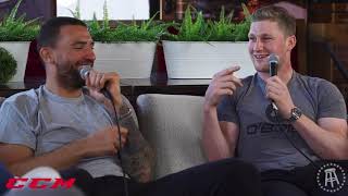 Nathan MacKinnon Tells FUNNY Sidney Crosby Stories | Spittin' Chiclets Podcast