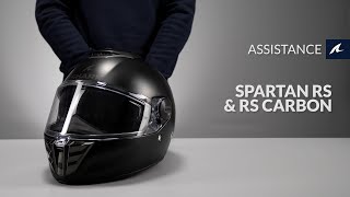 Spartan RS Visor Cleaning