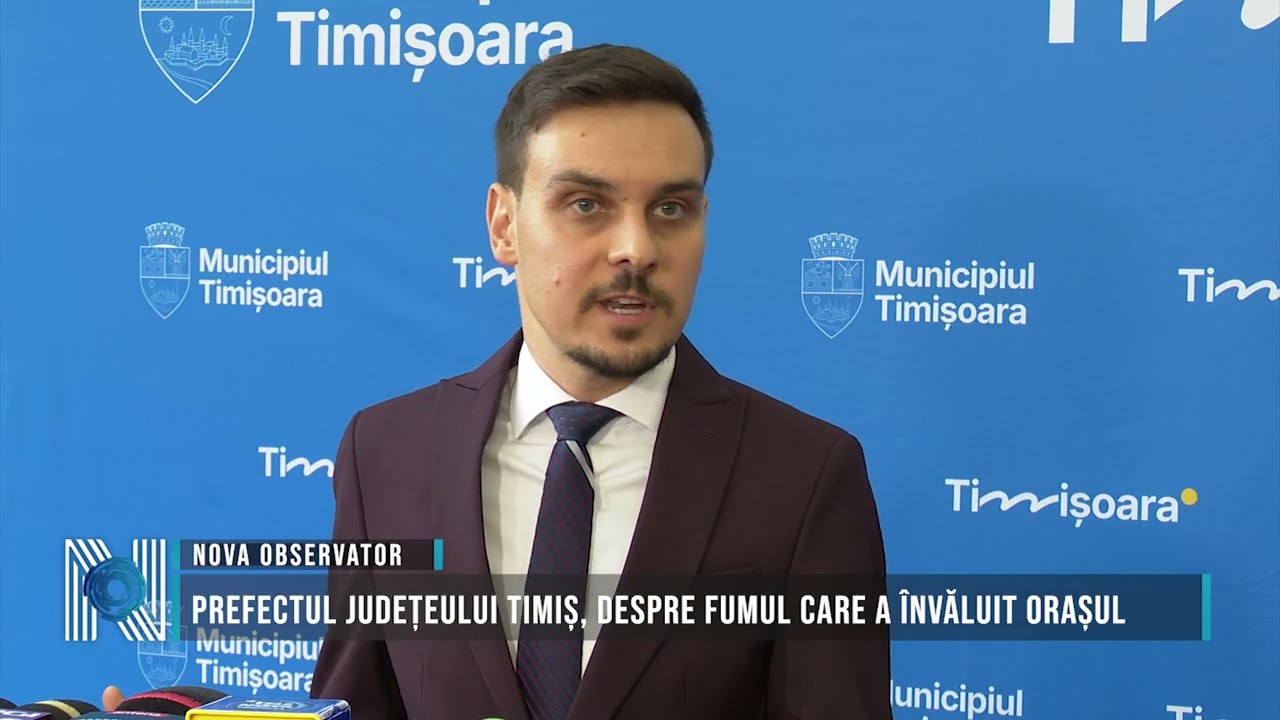 Prefectul județeului Timiș, despre fumul care a învăluit orașul