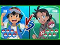 Pokemon Battle Pedia Ash Vs Goh