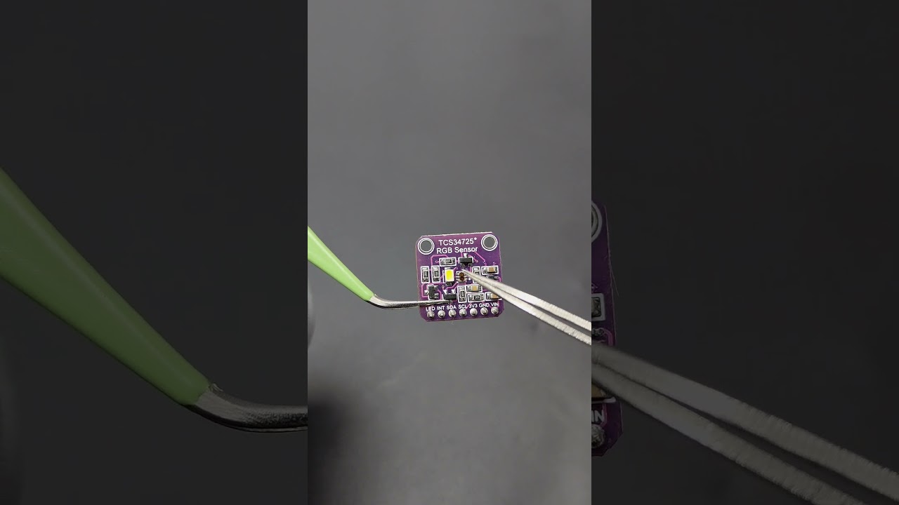 This sensor can see colours! | TCS34725 #sensor #arduino #electronics