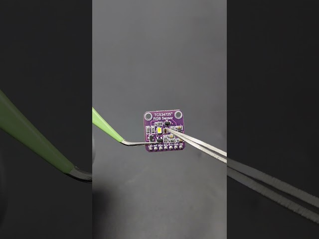 Vídeo relacionado con DollaTek GY-33 TCS34725 Sensor de reconocimiento de Color identifique el módulo del Sensor Reemplace la TCS230 TCS3200 Alternativa