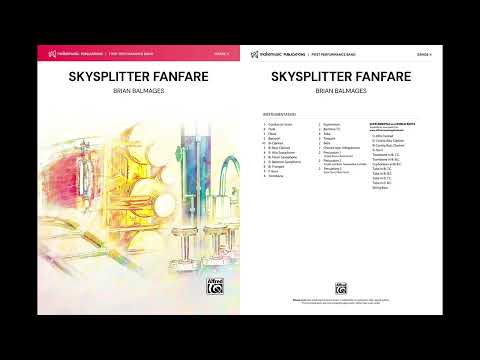 Skysplitter Fanfare, by Brian Balmages – Score & Sound