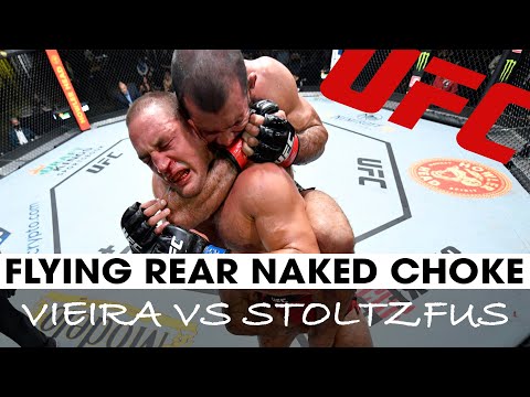 Flying Rear Naked Choke in the UFC! (Gracie Breakdown)