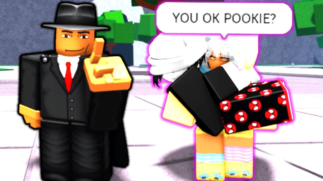 He Was Losing, So His GIRLFRIEND Joined.. 💀 | The Strongest Battlegrounds