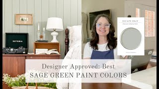 Designer Approved: BEST SAGE GREEN PAINT COLORS