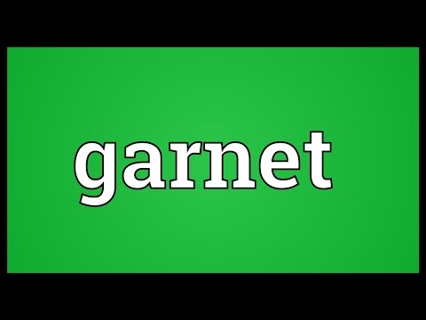Garnet Meaning