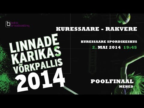 Linnade karikas võrkpallis, mehed - Kuressaare vs Rakvere