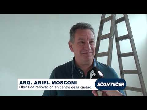 Marcos Juárez: Se viene una remodelación importante en la zona centro de la ciudad