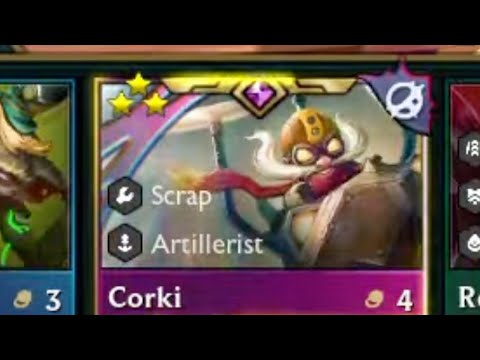 I buffed Corki with 4 Emissaries. Then I found 8 more of him—absolutely insane!