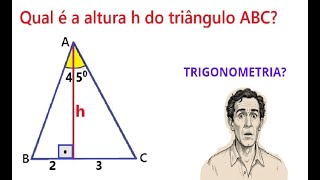 📌 CALCULATE THE HEIGHT OF TRIANGLE ABC