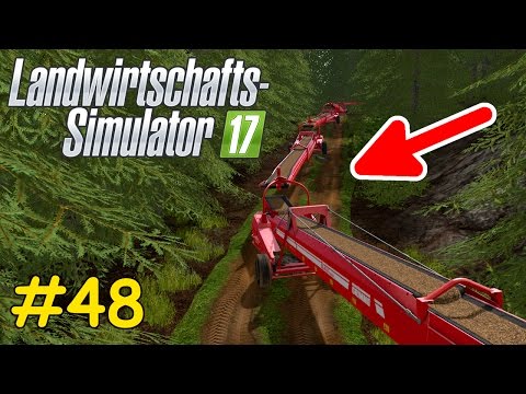 Let's Play LS17 Forstwirtschaft Teil 48 - DIE MEGA FÖRDERBANDSCHLANGE WÄCHST | Liongamer1