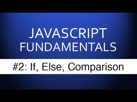 JS Tutorial For Beginners 2 If Else Comparison Operators
