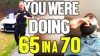 Pulled Over For Going Below The Speed Limit