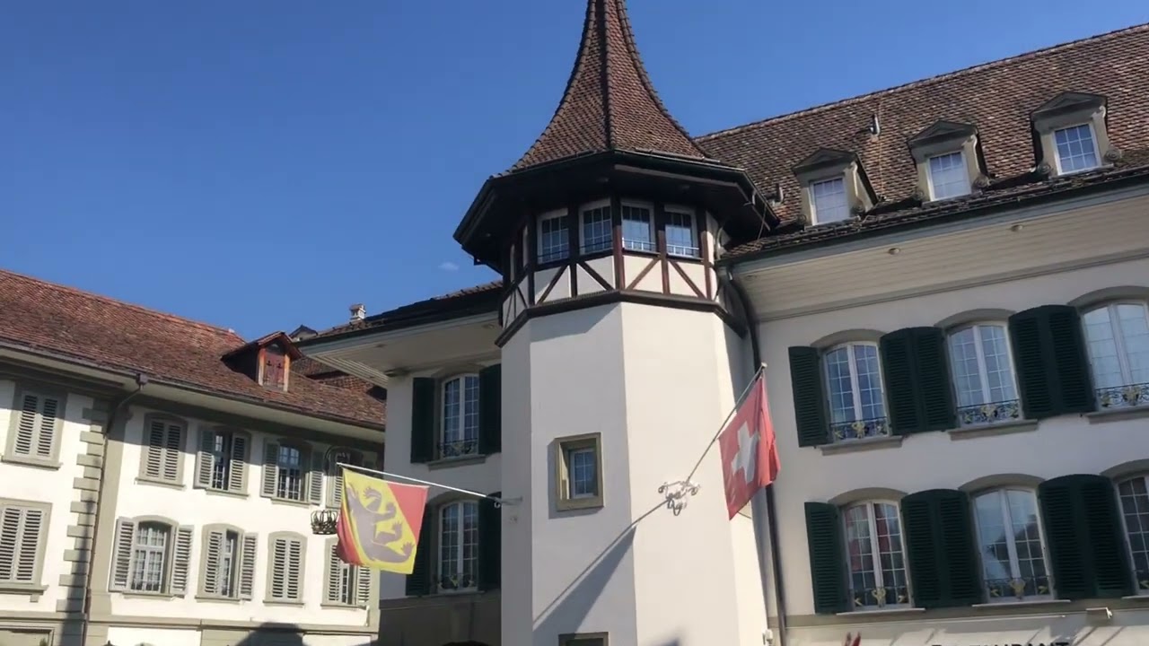 Catch a glimpse of ancient square of Rathausplatz.