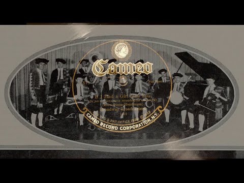 "If I Had a Girl Like You" Broadway Broadcasers, dir. Sam Lanin (Cameo, 1925) Red Nichols!