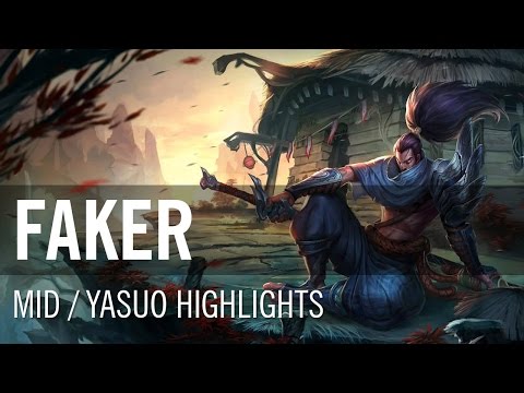 SKT T1 Faker - Mid / Yasuo Highlights
