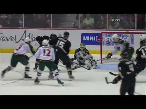 Corey Perry First Career Hat Trick 12/12/10 vs Minnesota