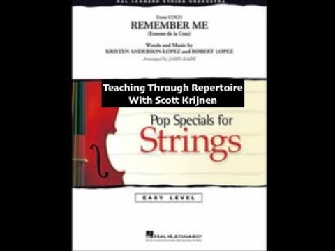 Teaching Through Repertoire - Remember Me - Viola - Lopez/Lopez, arr. Kazik  Track w/Scott Krijnen