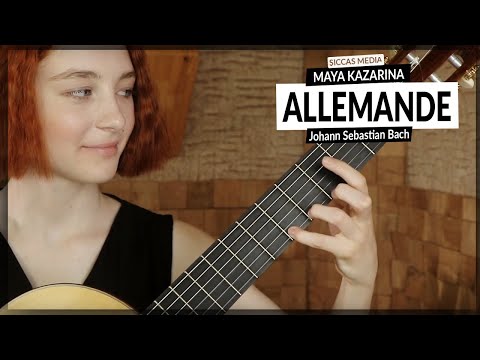 Maya Kazarina plays Allemande BWV996 by Johann Sebastian Bach | Siccas Media