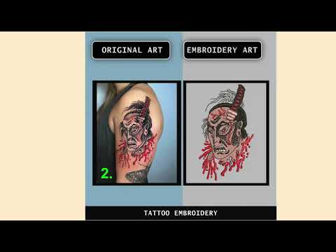 Anime T-Shirt Design Digitizing