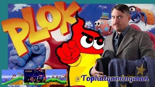 Plok Review (Super Nintendo)  - A Very British Gaming Mascot - Top Hat Gaming Man