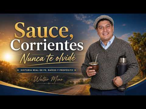 Sauce, Corrientes, nunca te olvidé | Historia real de fe, raíces y propósito