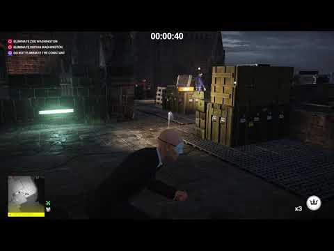 Hitman 2 speedrun World Record Isle of Sgail/The Ark Society, Master SA SO Defaults 1:51