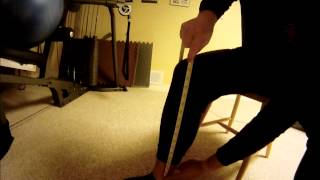 Ankle to Knee measurment (ATK) for goalie pads