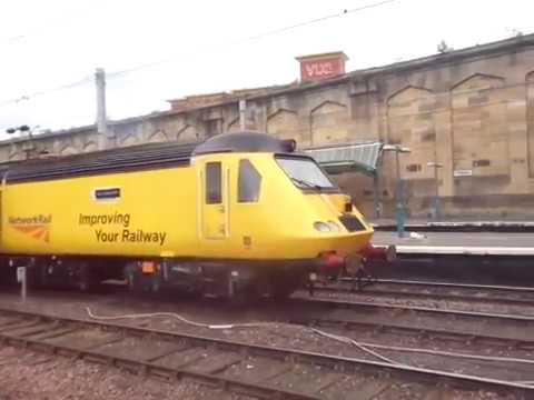 The Class 43 (HST) Network Rail No.43013 was Light Engine on his own was leaves at Carlisle.