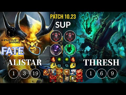 IG Fate Alistar vs Thresh Sup - KR Patch 10.23