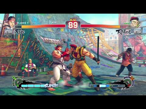 Ultra Street Fighter IV Gameplay PS4 in UltraHD 4K *3